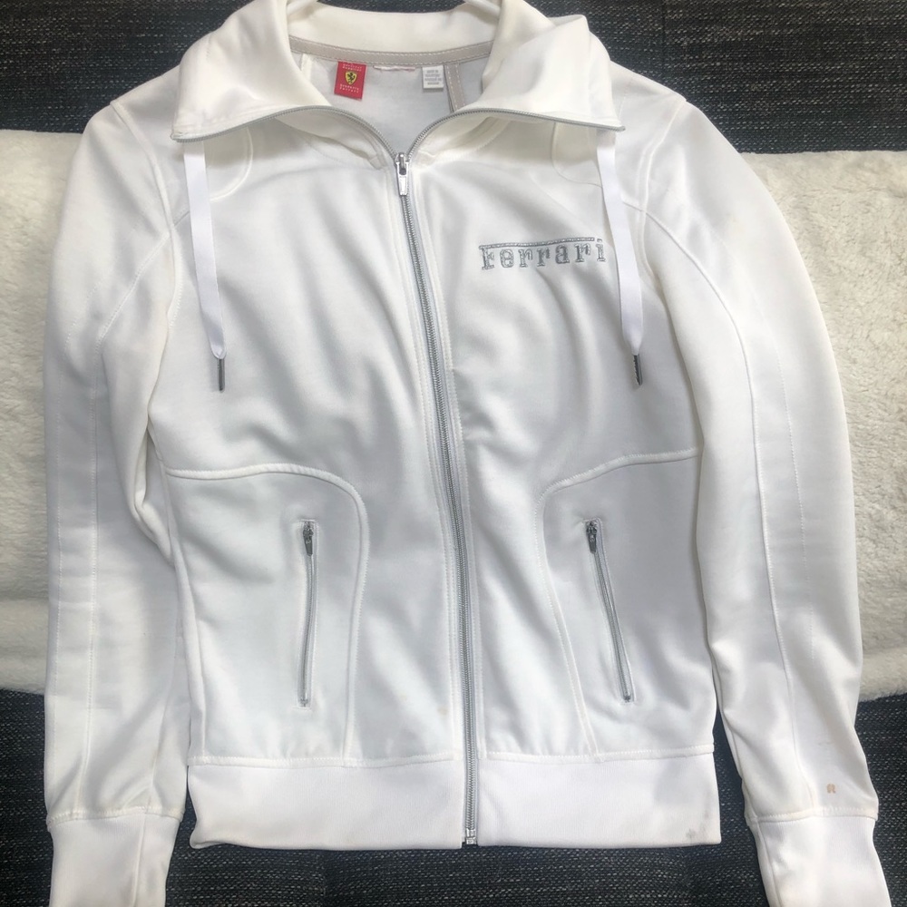 #Puma #Ferrari Women’s White Jacket